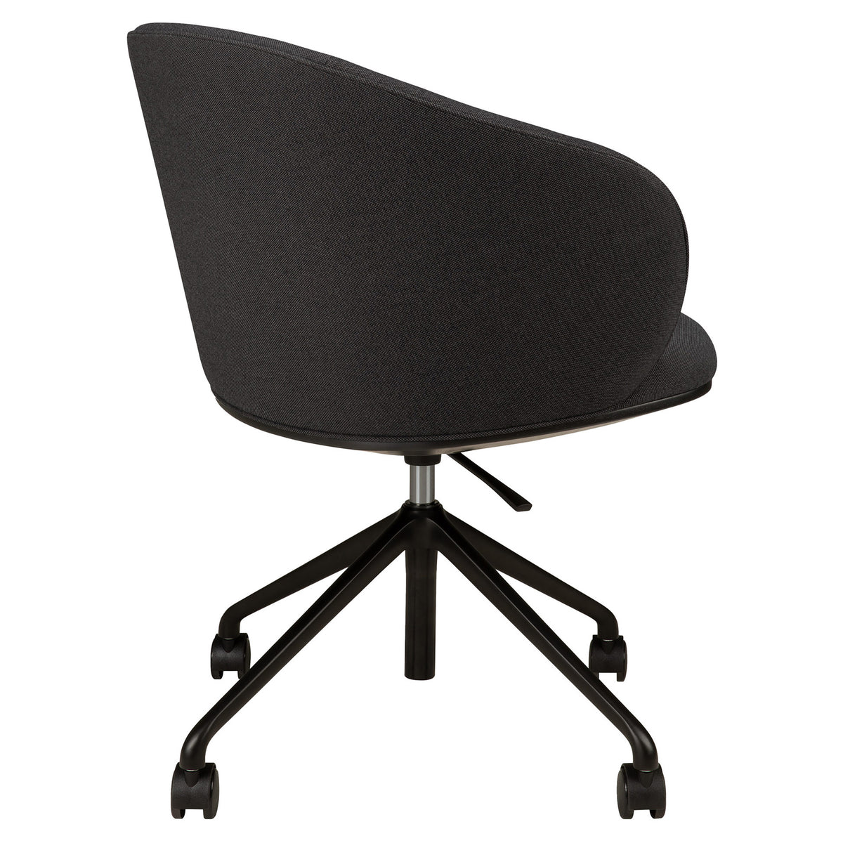 Unda Office Chair With Wheels - Charcoal