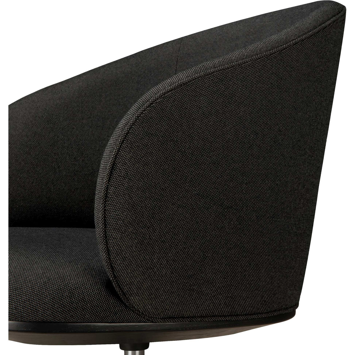 Unda Office Chair With Wheels - Charcoal