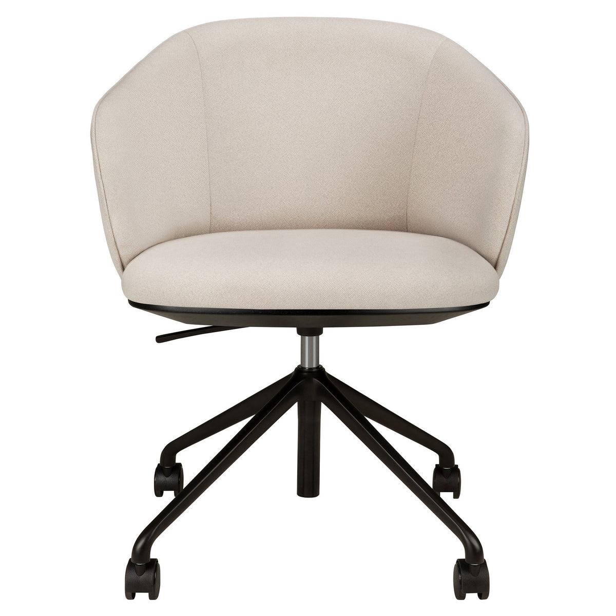 Unda Office Chair With Wheels - Salt