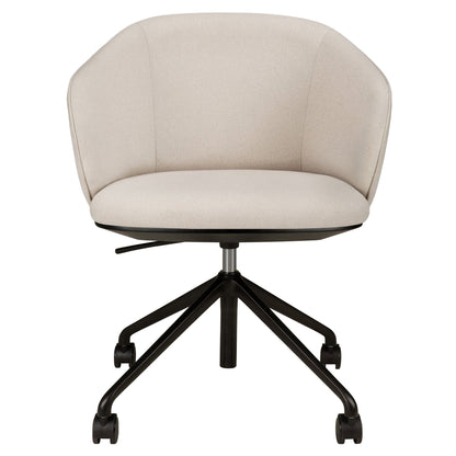 Unda Office Chair With Wheels - Salt