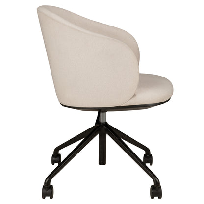 Unda Office Chair With Wheels - Salt