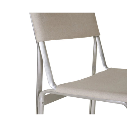 Union Chair -  Sandstone Linen, Aluminum