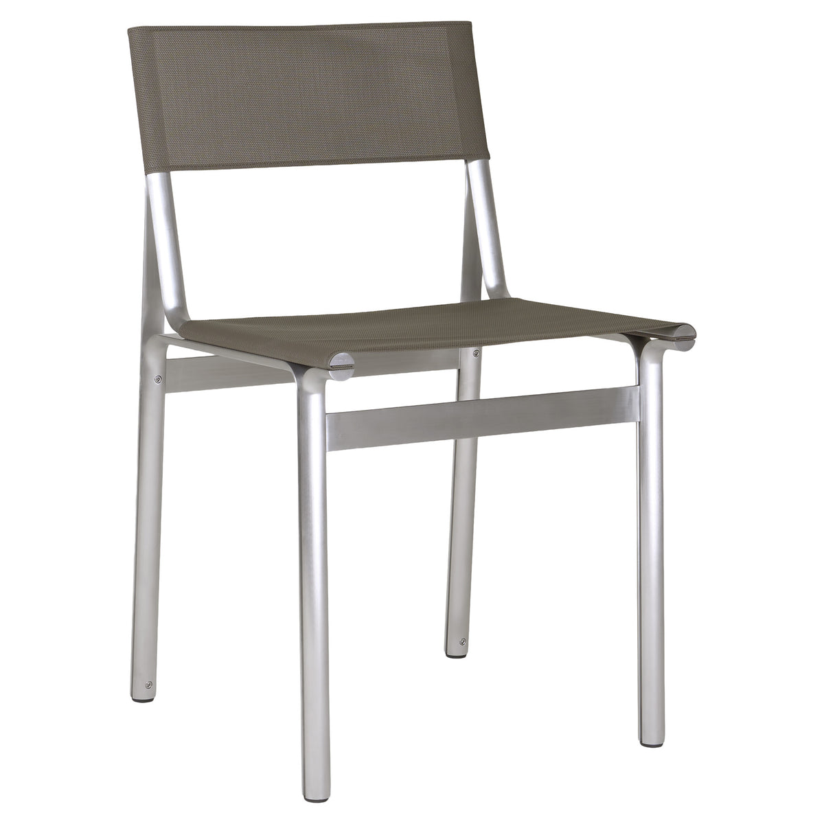 Union Chair - Taupe Mesh, Aluminum