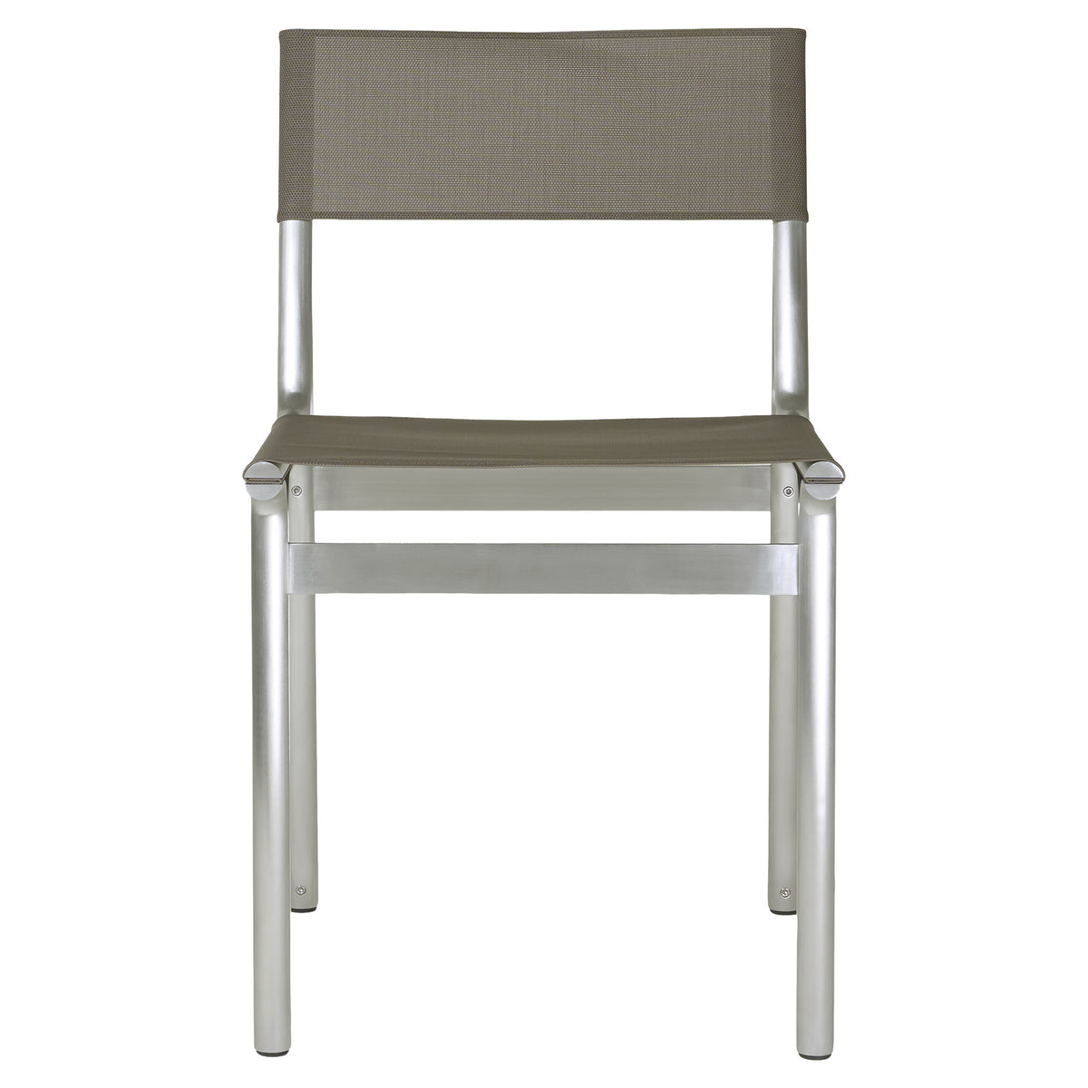 Union Chair - Taupe Mesh, Aluminum