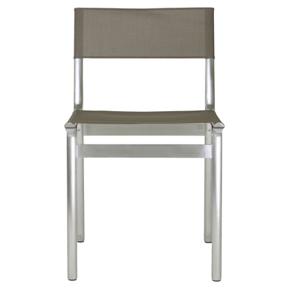 Union Chair - Taupe Mesh, Aluminum