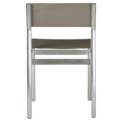 Union Chair - Taupe Mesh, Aluminum