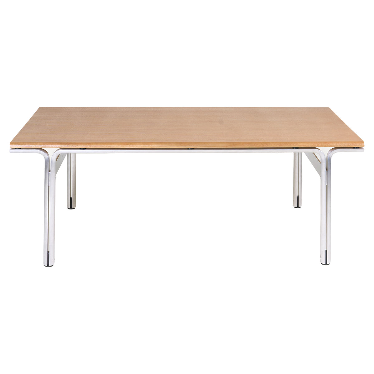 Union Coffee Table - Warm Brown Ash, Aluminum