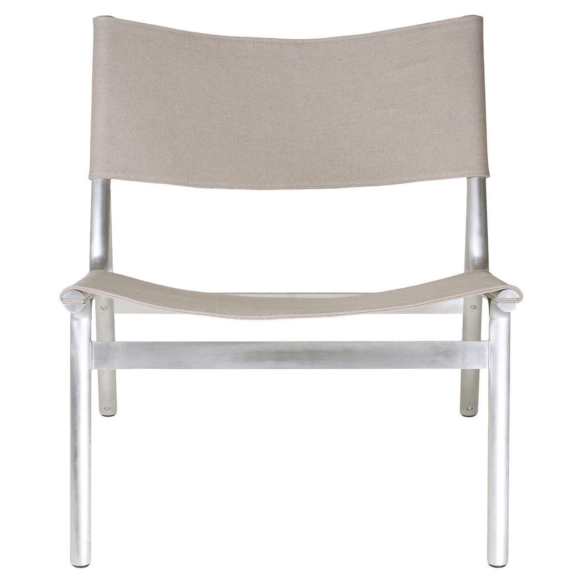 Union Easy Chair -  Sandstone Linen, Aluminum