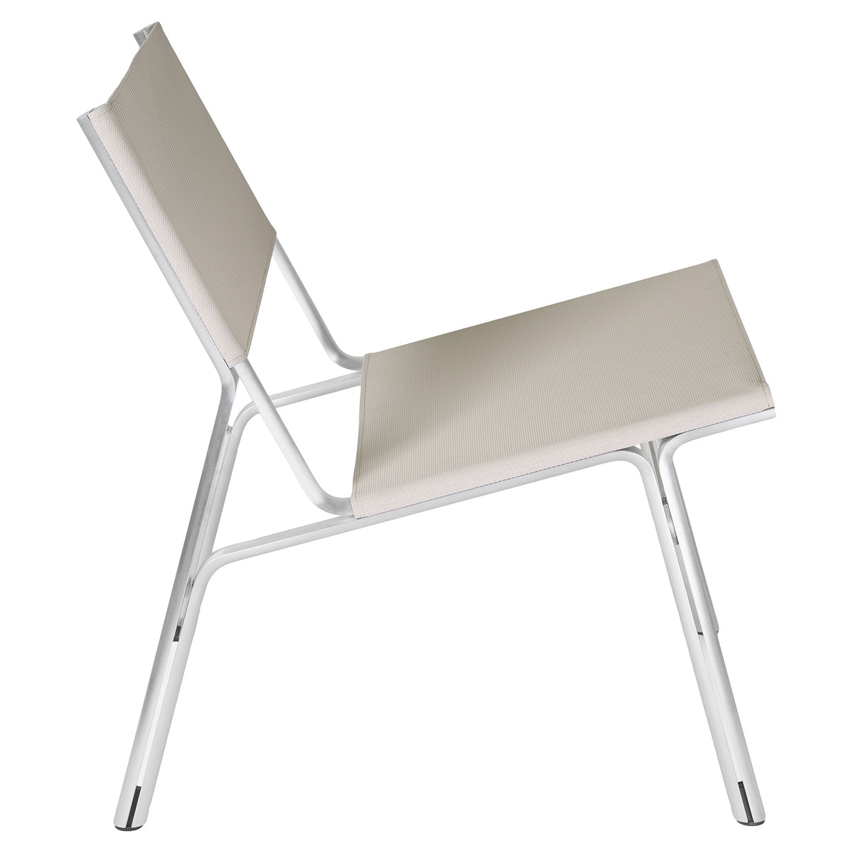Union Easy Chair - Sandstone Mesh, Aluminum