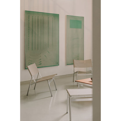 Union Easy Chair - Sandstone Mesh, Aluminum