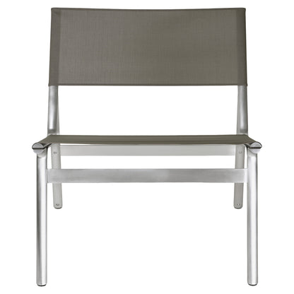 Union Easy Chair - Taupe Mesh, Aluminum