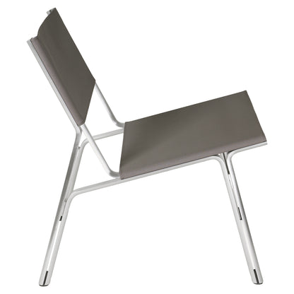 Union Easy Chair - Taupe Mesh, Aluminum
