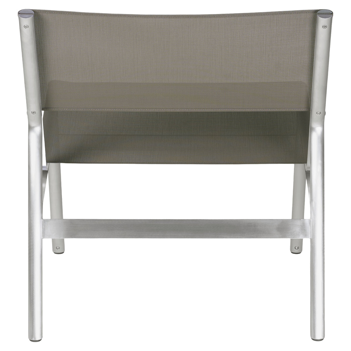 Union Easy Chair - Taupe Mesh, Aluminum