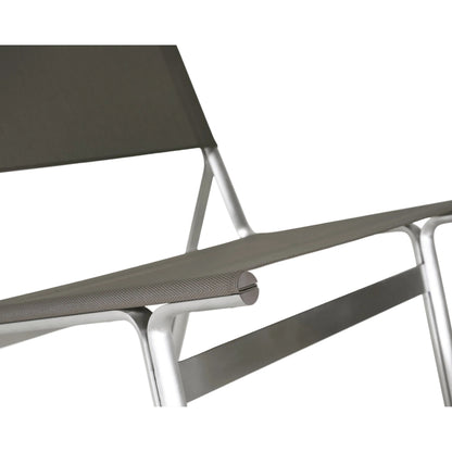 Union Easy Chair - Taupe Mesh, Aluminum