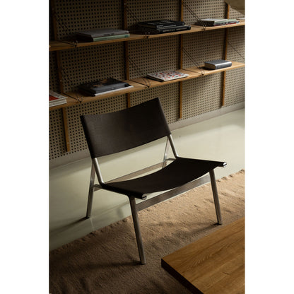 Union Easy Chair - Taupe Mesh, Aluminum