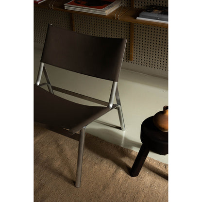 Union Easy Chair - Taupe Mesh, Aluminum