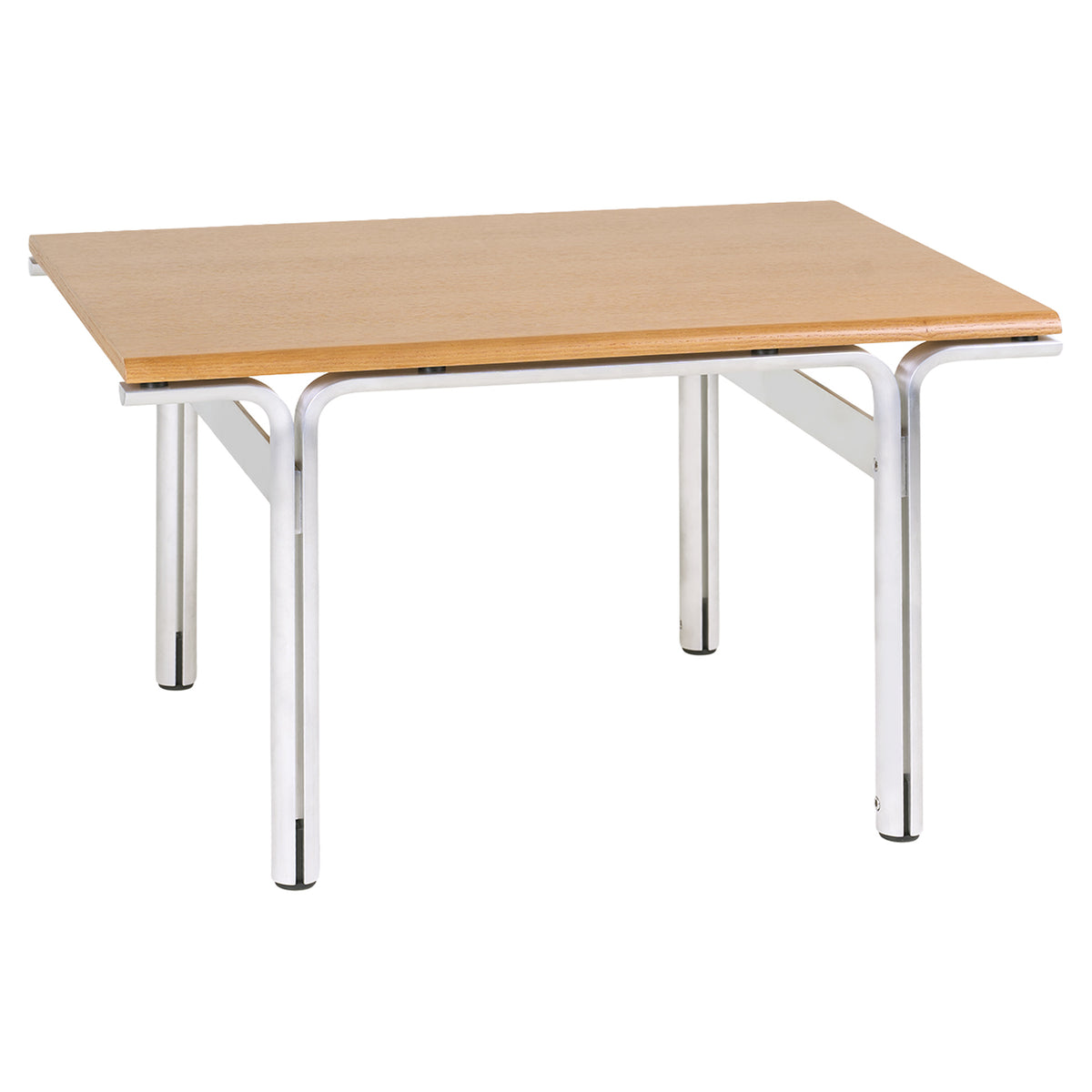 Union Side Table - Warm Brown Ash, Aluminum