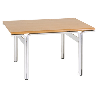 Union Side Table - Warm Brown Ash, Aluminum
