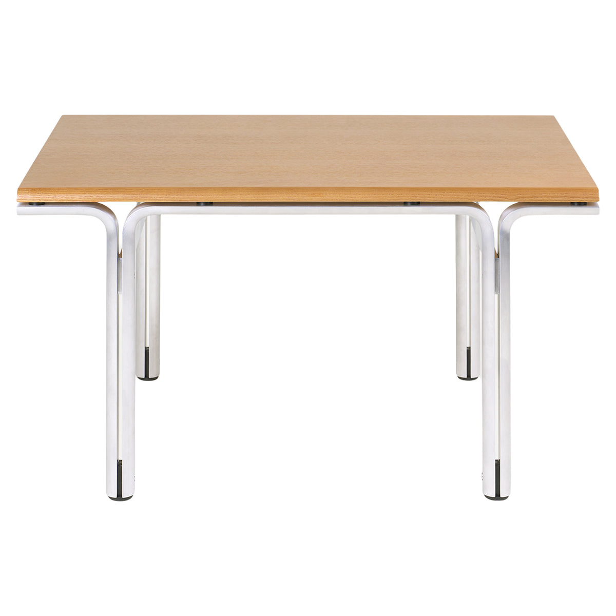 Union Side Table - Warm Brown Ash, Aluminum