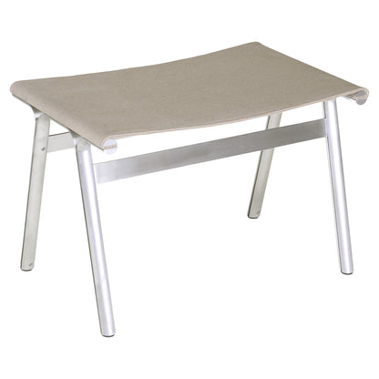 Union Stool -  Sandstone Linen, Aluminum