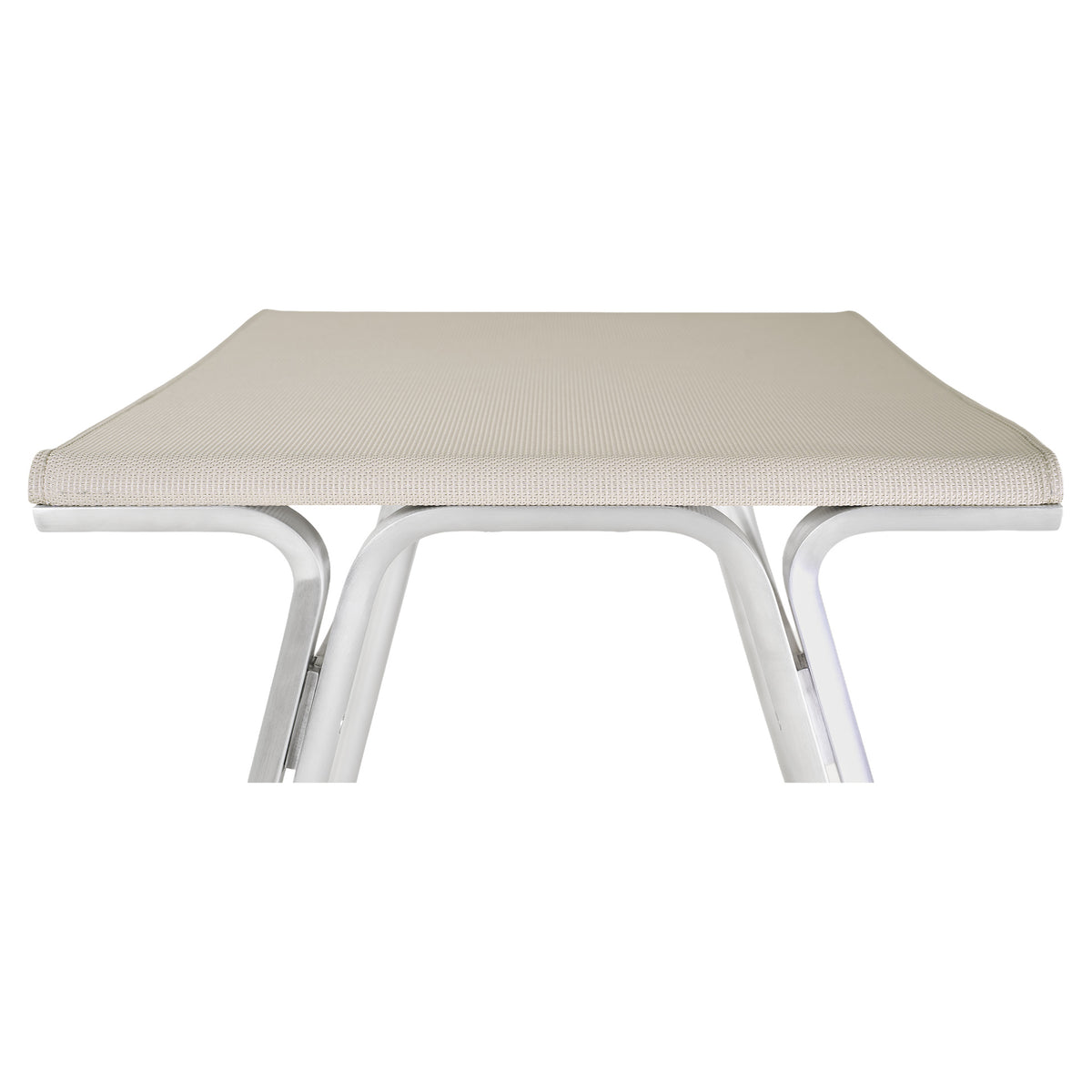 Union Stool - Sandstone Mesh, Aluminum