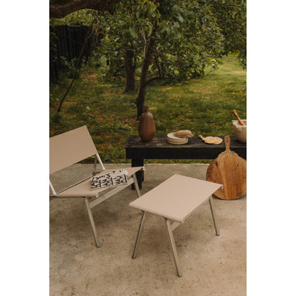 Union Stool - Sandstone Mesh, Aluminum