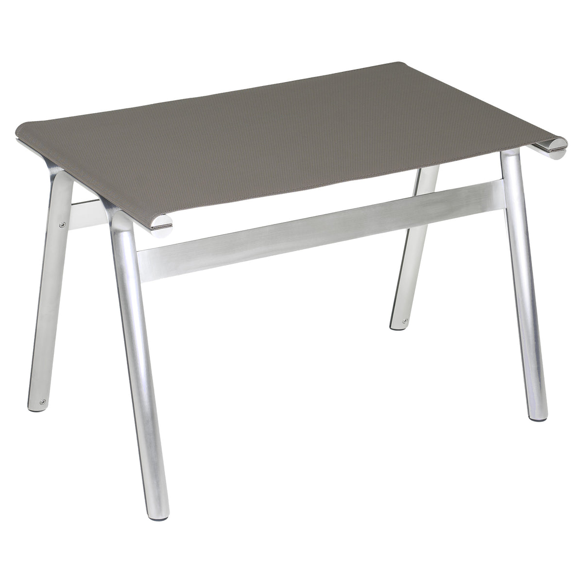 Union Stool - Taupe Mesh, Aluminum