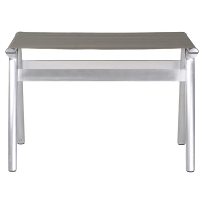 Union Stool - Taupe Mesh, Aluminum