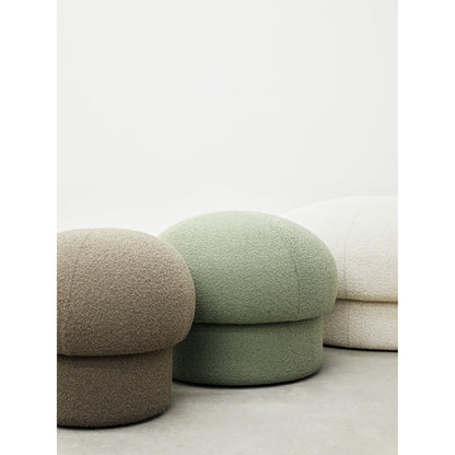 Uno Pouf - Green, 25"W