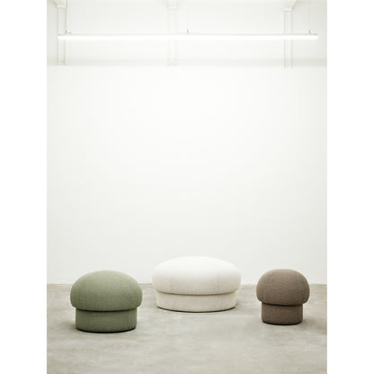 Uno Pouf - Green, 25"W