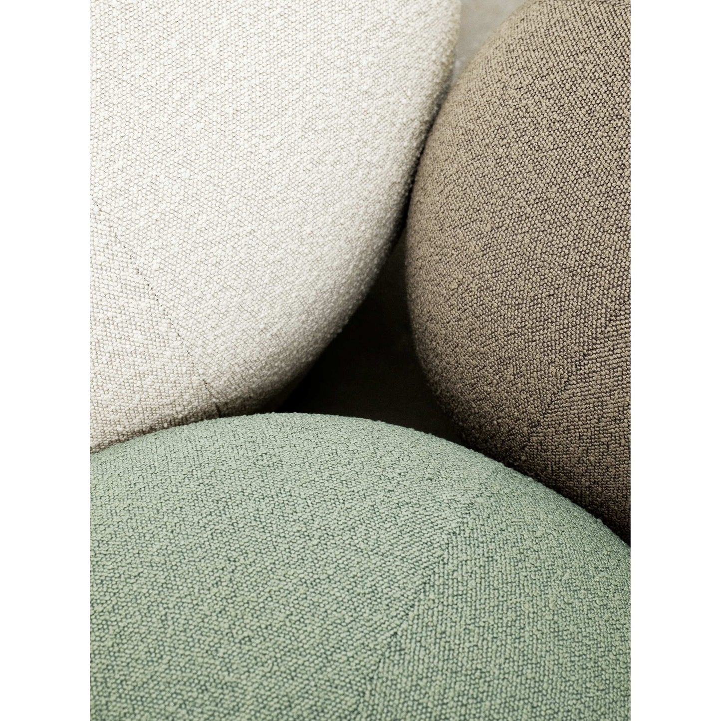 Uno Pouf - Brown, 25"W