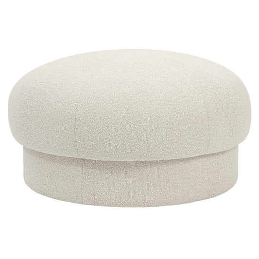 Uno Pouf - Cream, 37"W