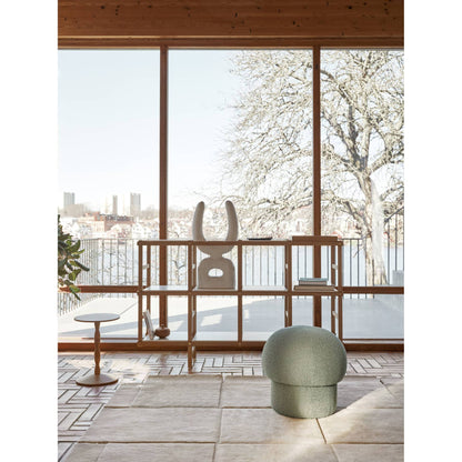 Uno Pouf - Green, 19"W