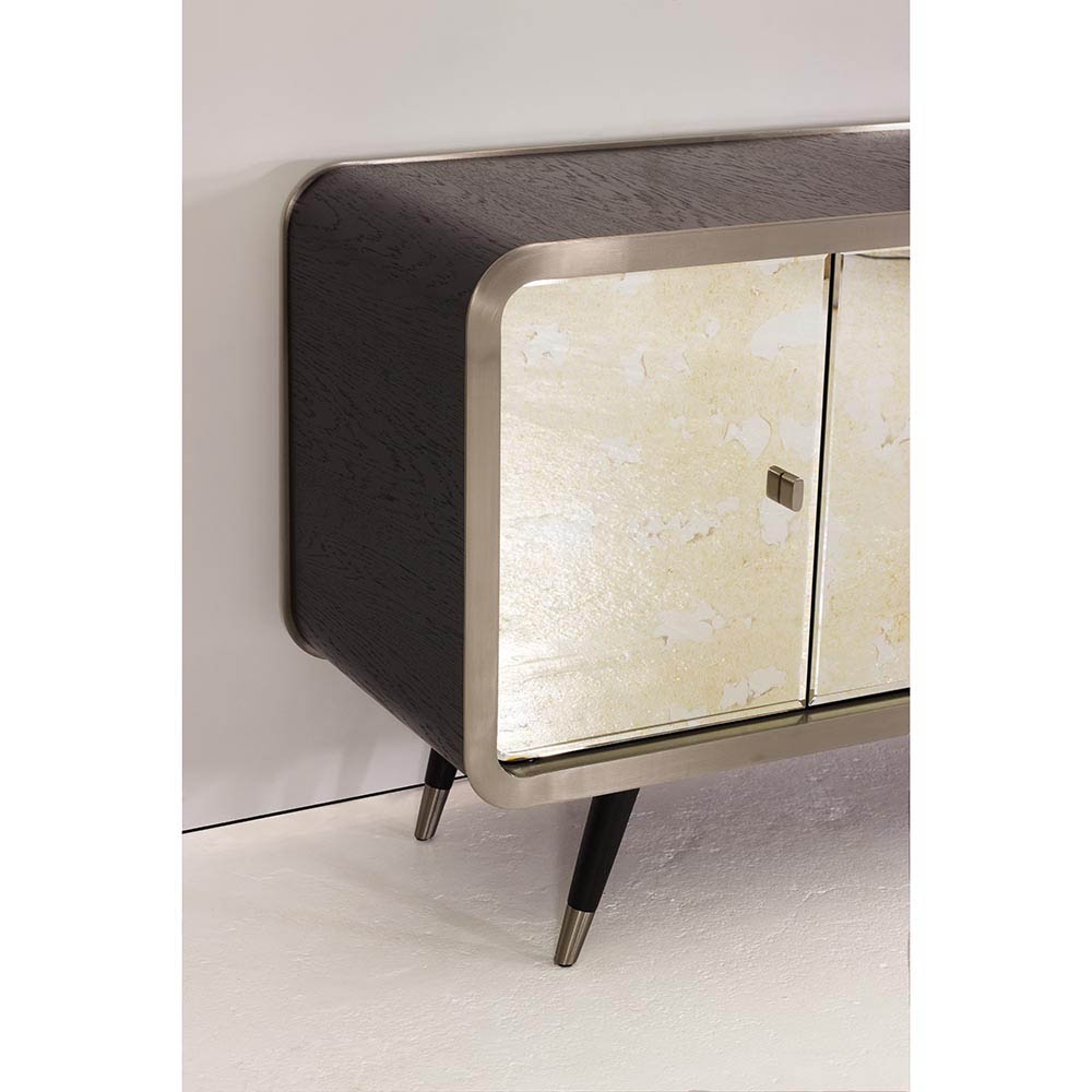Unveil Sideboard 70.87"W - Brushed Stainless Steel