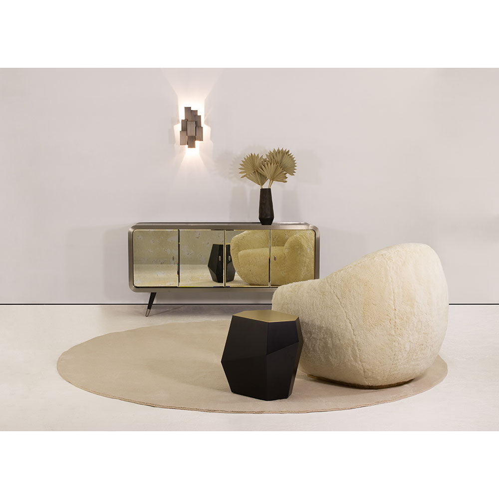 Unveil Sideboard 70.87"W - Brushed Stainless Steel