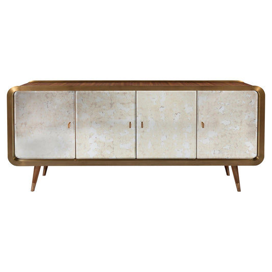 Unveil Sideboard 78.74"W - Brushed Bronzed Brass