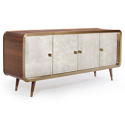 Unveil Sideboard 78.74"W - Brushed Bronzed Brass