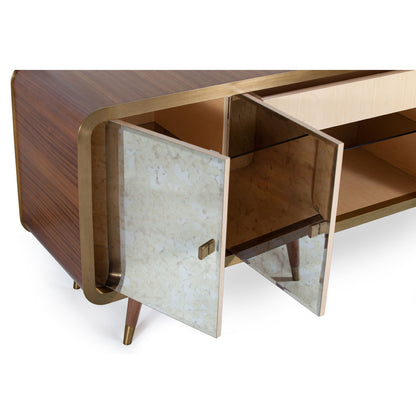 Unveil Sideboard 78.74"W - Brushed Bronzed Brass