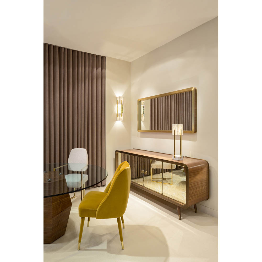 Unveil Sideboard 78.74"W - Brushed Bronzed Brass