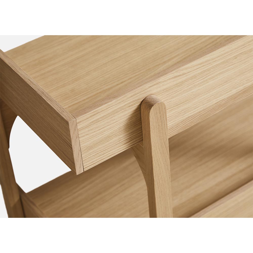 Utility Shelf - White Pigmented Oak