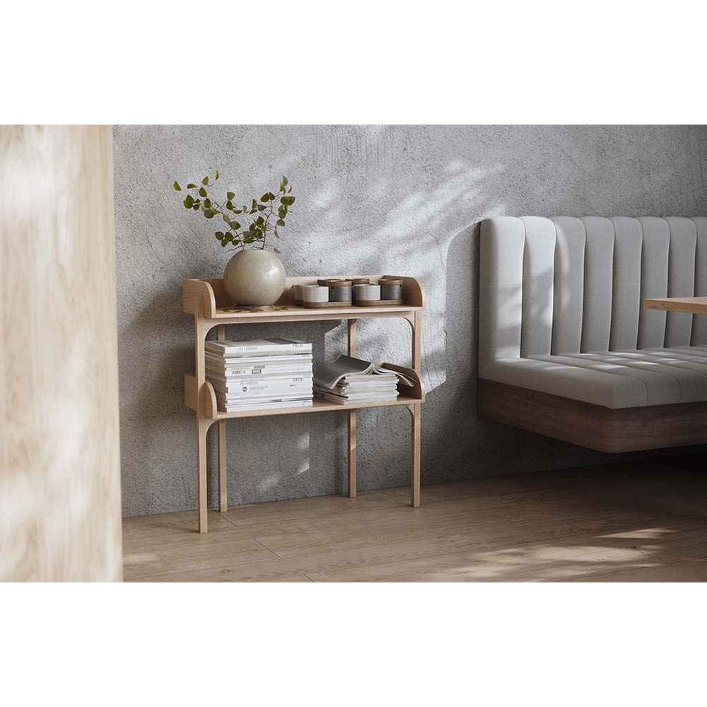 Utility Shelf - White Pigmented Oak