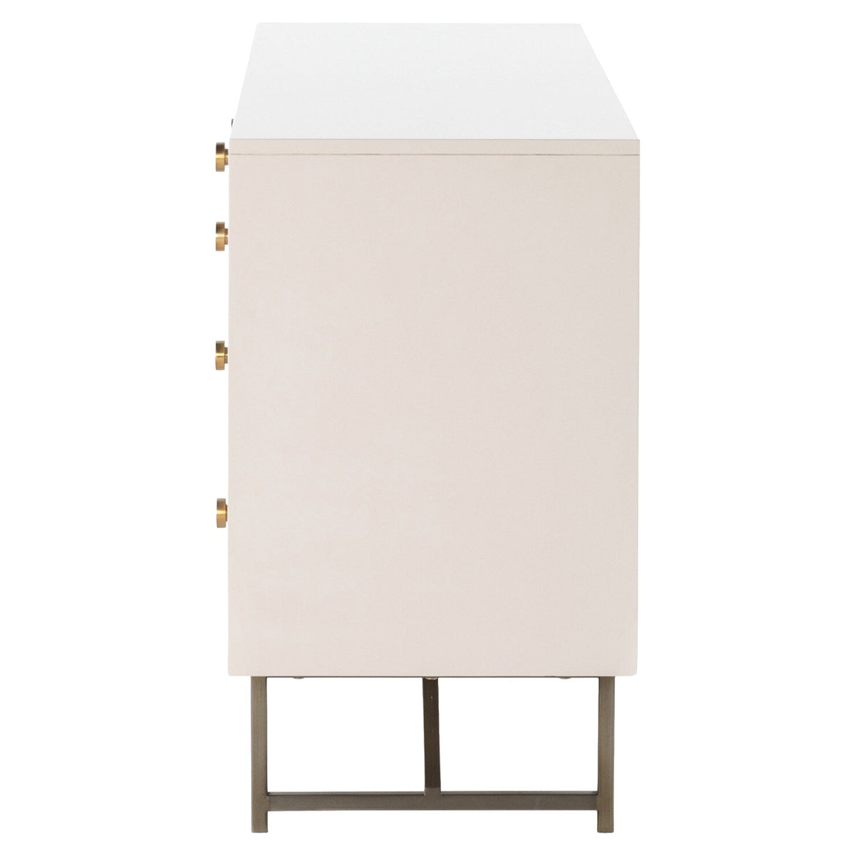 Van 7 Drawer Dresser - Matte Alabaster