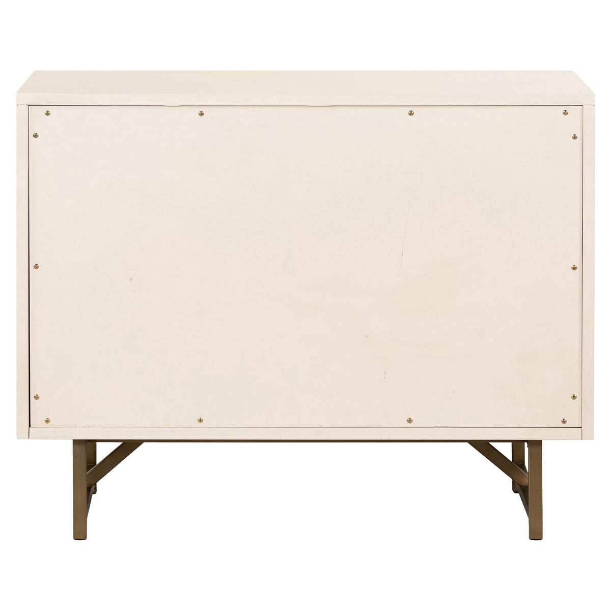 Van Rectangular Nightstand - Matte Alabaster