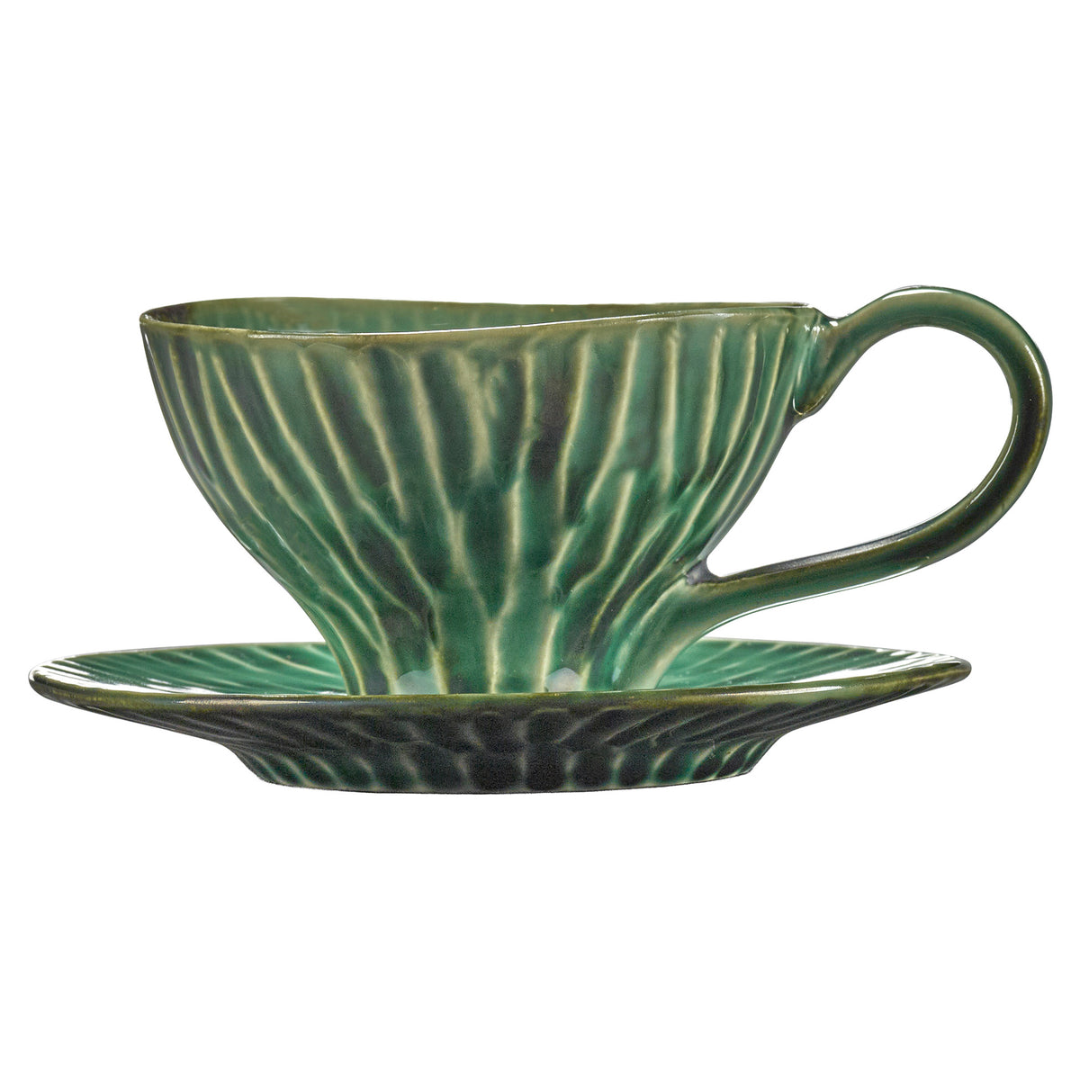 Verde Lanza Green Cappuccino Cup Set of 4