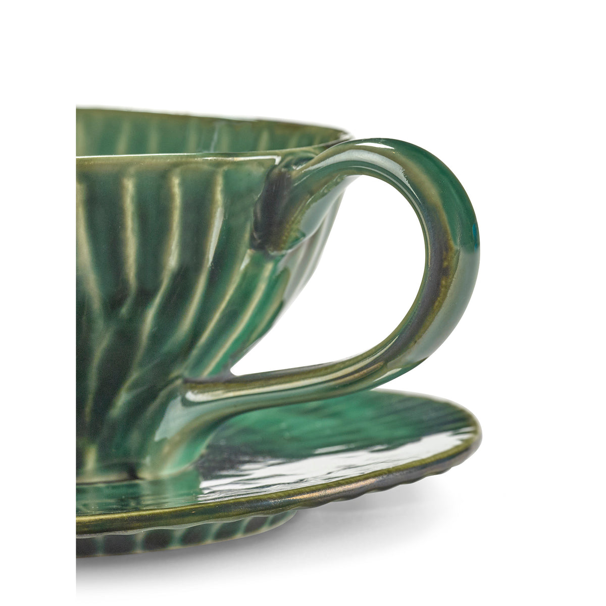 Verde Lanza Green Cappuccino Cup Set of 4