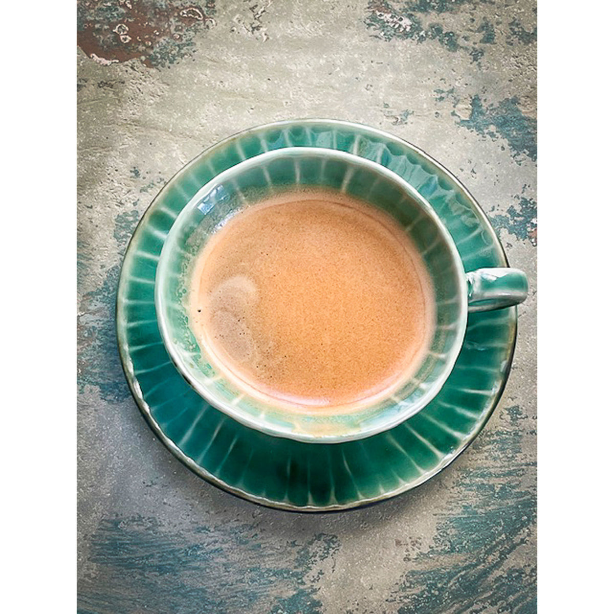 Verde Lanza Green Cappuccino Cup Set of 4