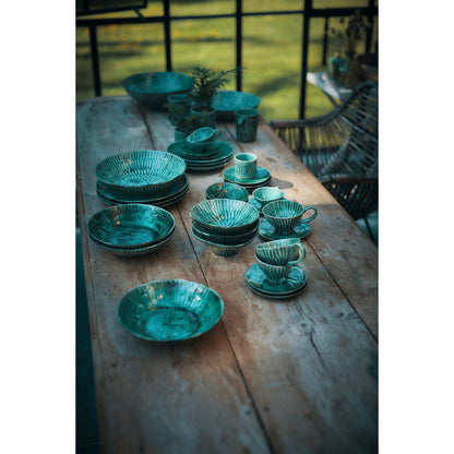 Verde Lanza Green Cappuccino Cup Set of 4