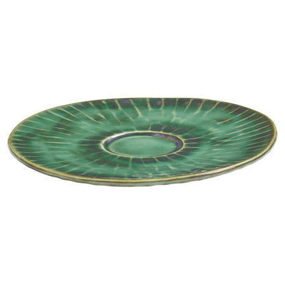 Verde Lanza Green Cappuccino Saucer Set of 4