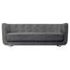 Anthracite Sheepskin, Natural Oak