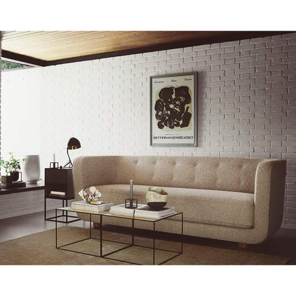 Vilhelm Sofa - Anthracite Sheepskin, Natural Oak
